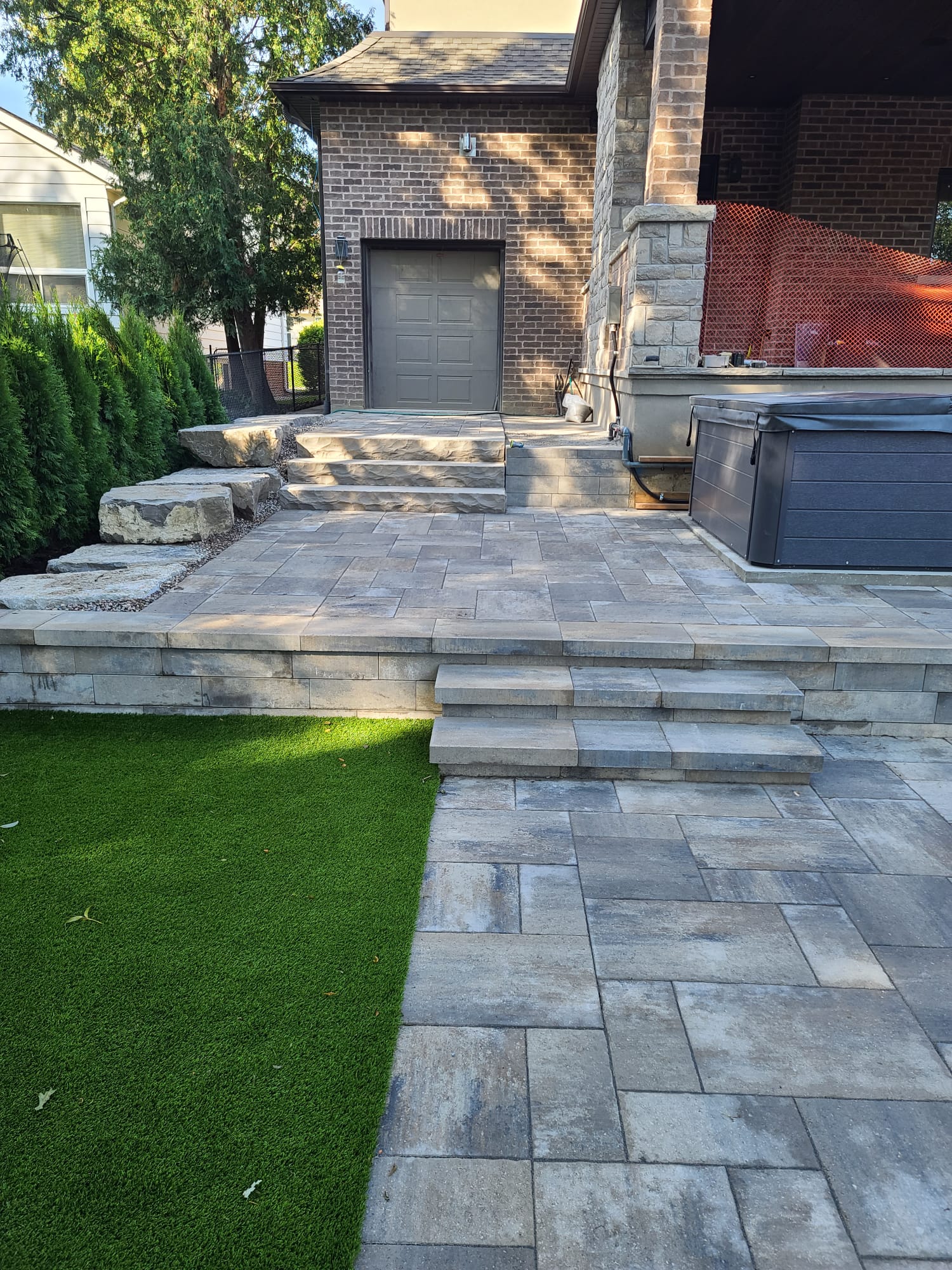 Landscaping project in Vaughan, ON