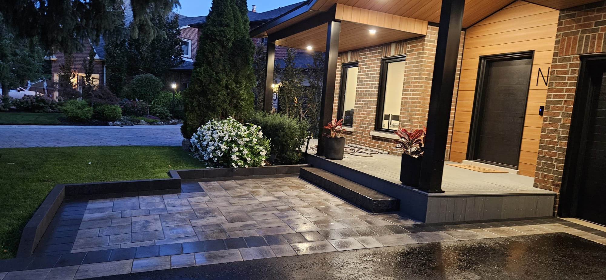 Landscaping project in Stouffville, ON