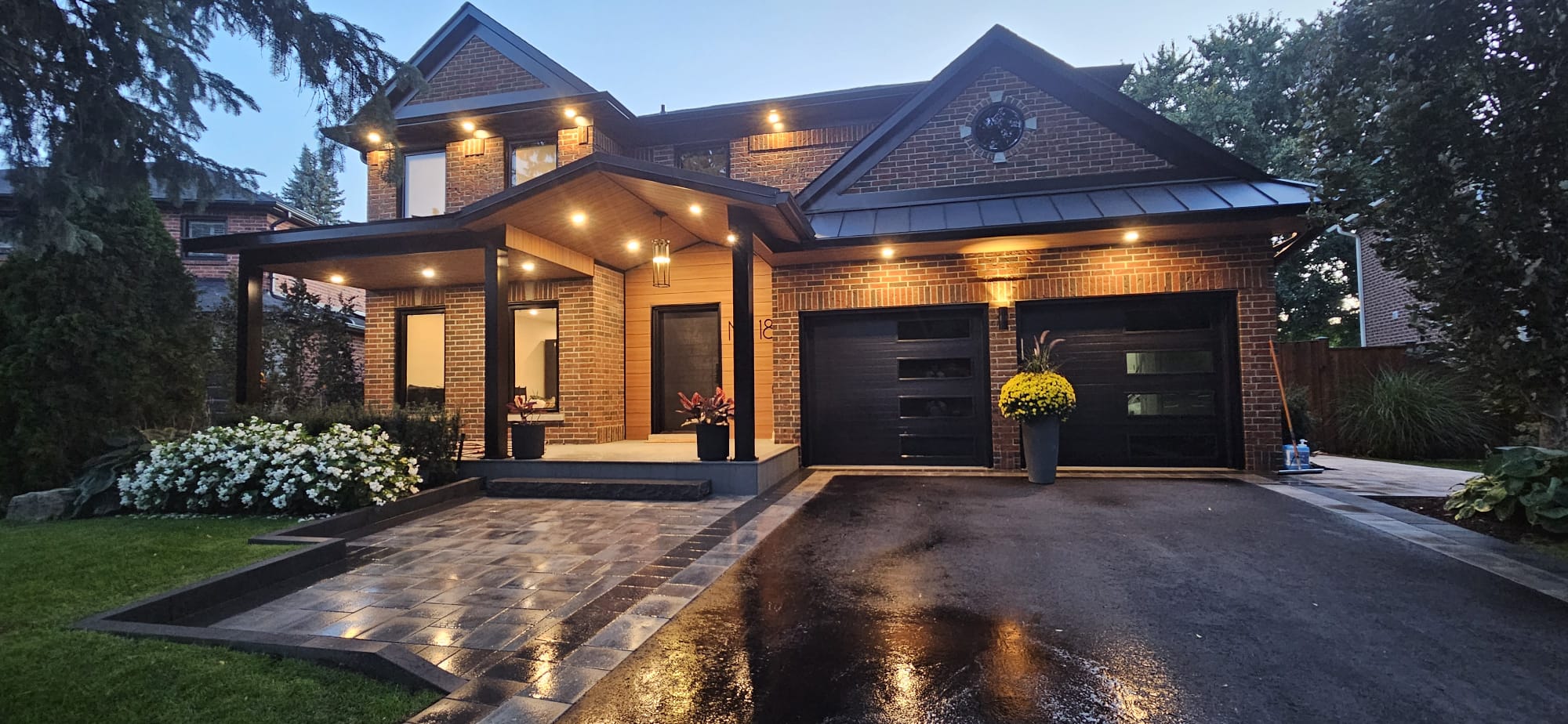 Landscaping project in Stouffville, ON